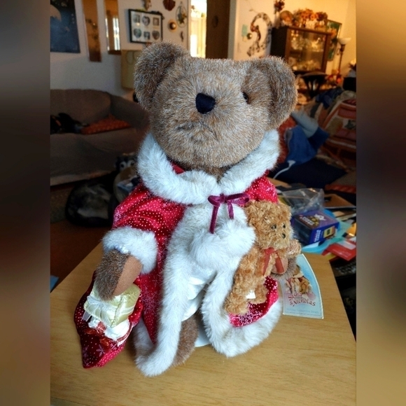 Vintage* 2003 Sasha & Nicholas Teddy Bear with Stand - Picture 1 of 11